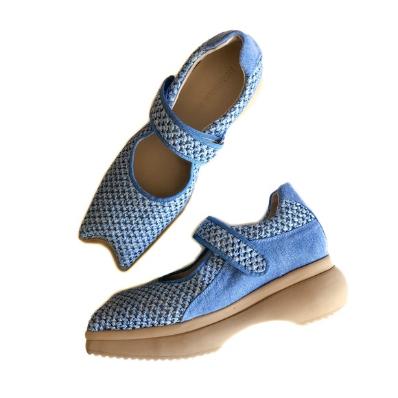 Paula Canovas Del Vas Blue Diablo Platform Maryjane - Picture 2 of 5